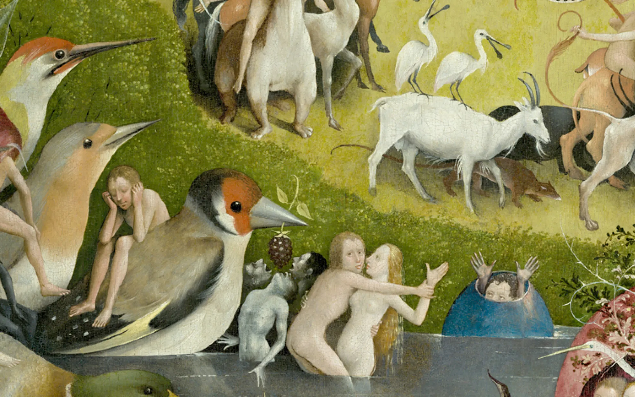 Le Jardin des délices (détail) de Jérôme Bosch, 1503-1510