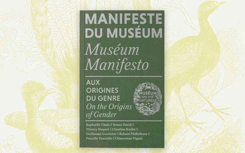 Couverture du Manifeste du Muséum Aux origines du genre