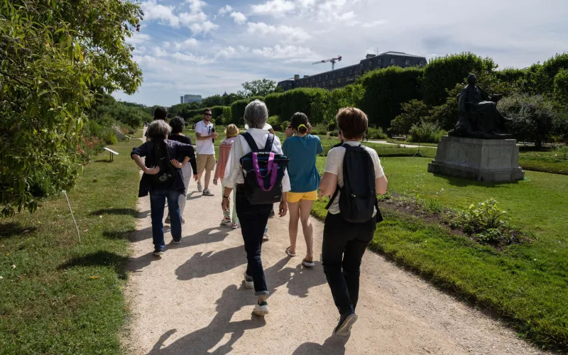 Visite guidée du jardin écologique avec Dylan Dumont