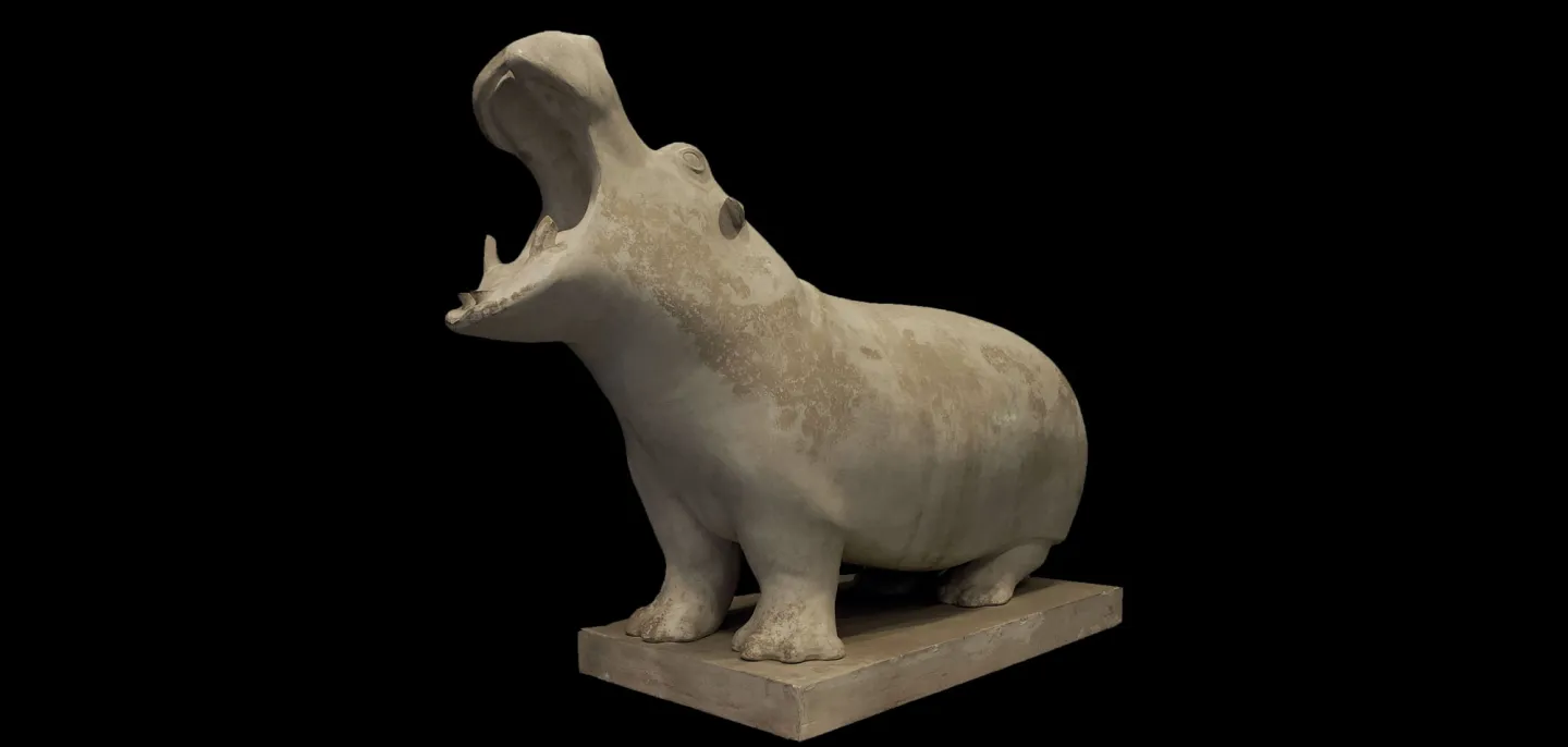 Hippopotame, sculpture de François Pompon (1855-1933) © MNHN - F. Jakubowicz