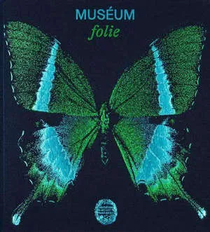 Couverture de « Muséum folie » avec un papillon
